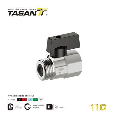 Tay cầm L 362,5 Psi Van bi tay cầm bằng đồng thau pn25 Bar Chủ đề ISO 228