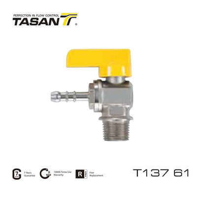 Công suất thủ công Van bi góc 72,5Psi Van khí 1/2 inch T137 61