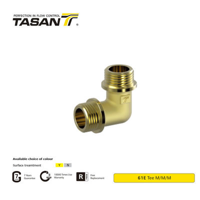 M / M Khuỷu tay 90 độ bằng đồng thau có ren 1/4 inch -2 inch Khuỷu tay bằng đồng thau chống rò rỉ