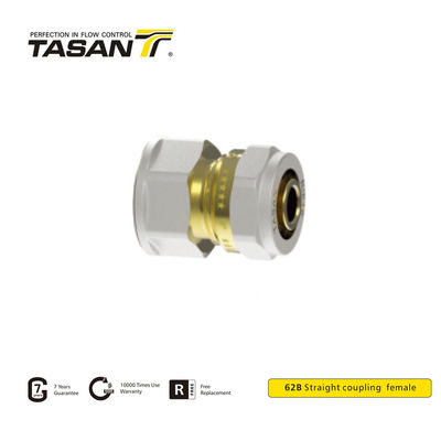 Phụ kiện nén bằng đồng thau 32mm Nữ Khớp nối thẳng bằng đồng thau Rustproof 62B