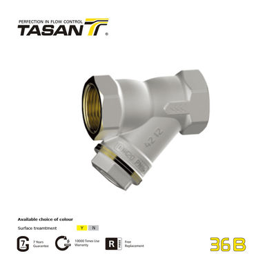 ANSI 1.6Mpa BSP NPT Van kiểm tra bằng đồng thau 1 inch Bộ lọc nước Y 36B