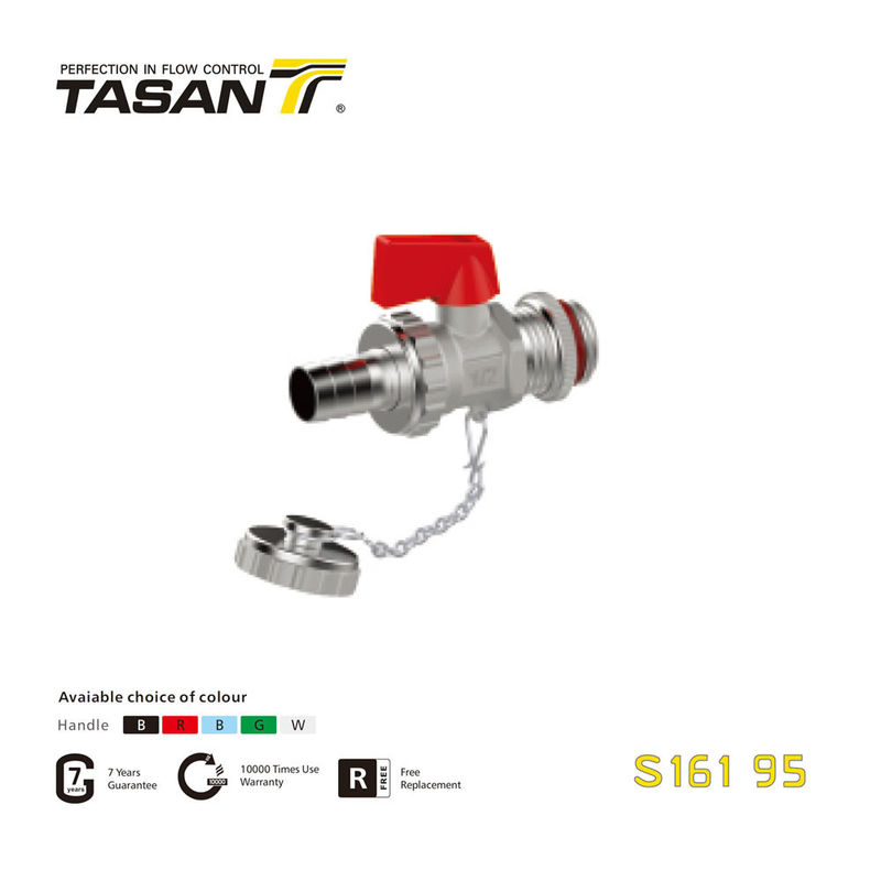 S161 95 Van nồi hơi bằng đồng thau ISO 228 Chủ đề 232 Psi với tay cầm bằng nhôm L