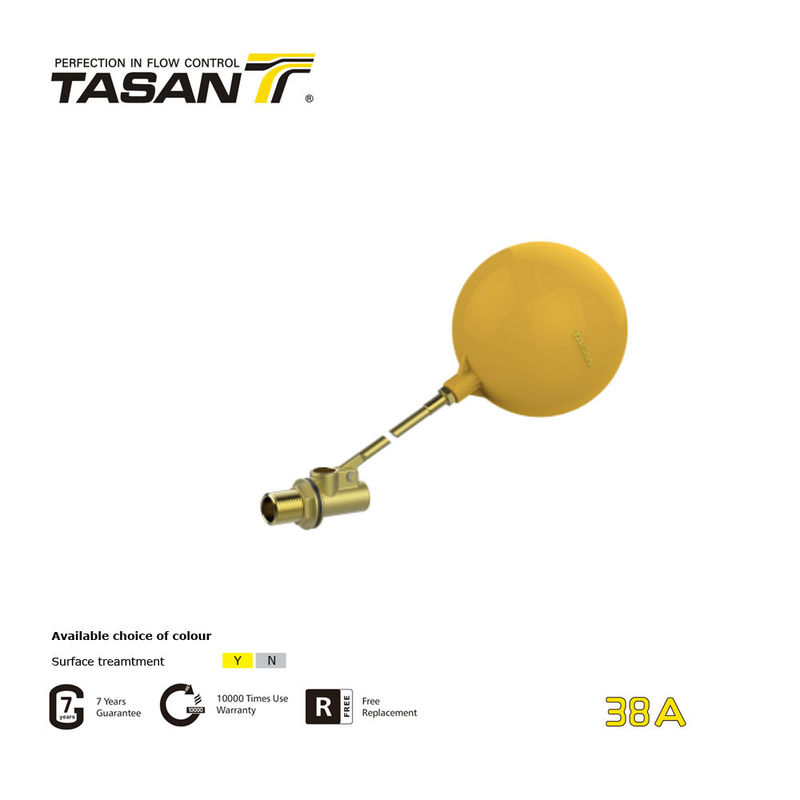 Kết nối nam Van phao bằng đồng thau 3/8''~2 inch Van phao bằng đồng thau 38A